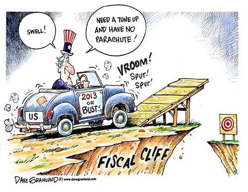fiscal cliff cartoon, rebecca costa, 