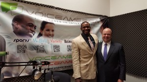 Winston Price and Luis Vicente Garcia at VoiceAmerica Network