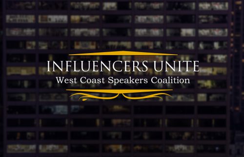 Influencers UNITE! West Coast Speakers Coalition Launch Live stream