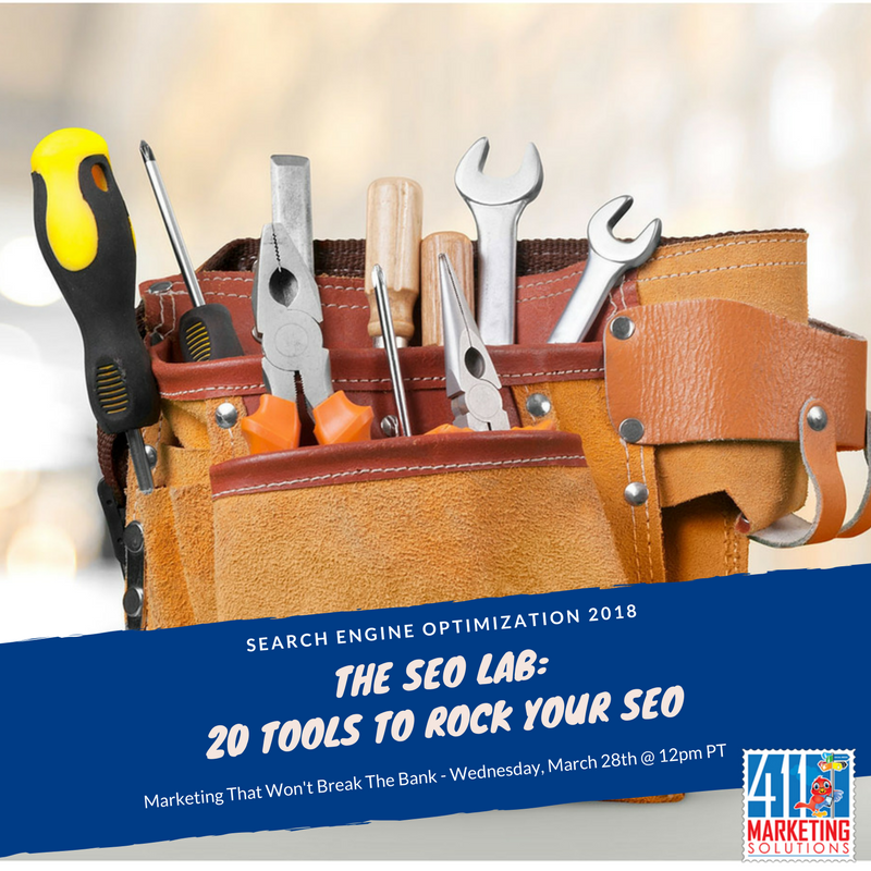 The SEO Lab: 20 Tools to Rock Your SEO