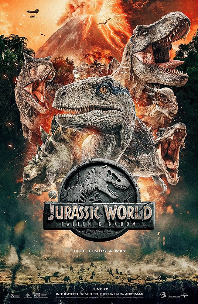 Jurassic World: Fallen Kingdom – Genuinely entertaining! Great performances and outstanding visuals.