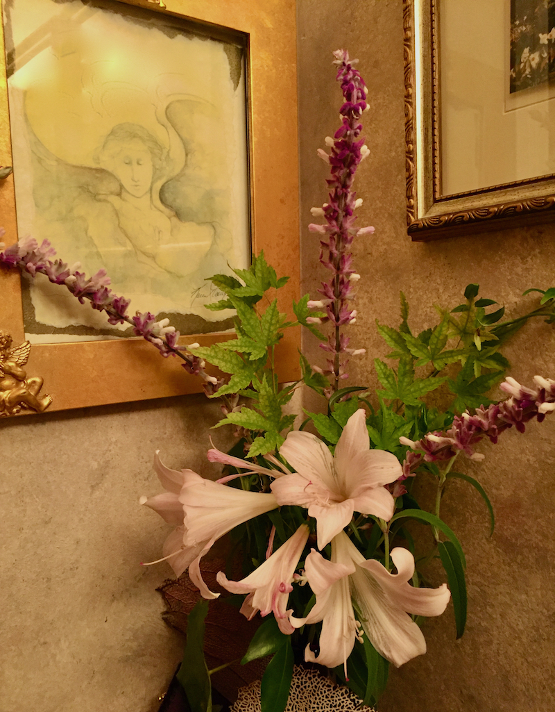 bouquet-Russian Sage, Amaryllis Belladonna, Japaense Maple.jpeg